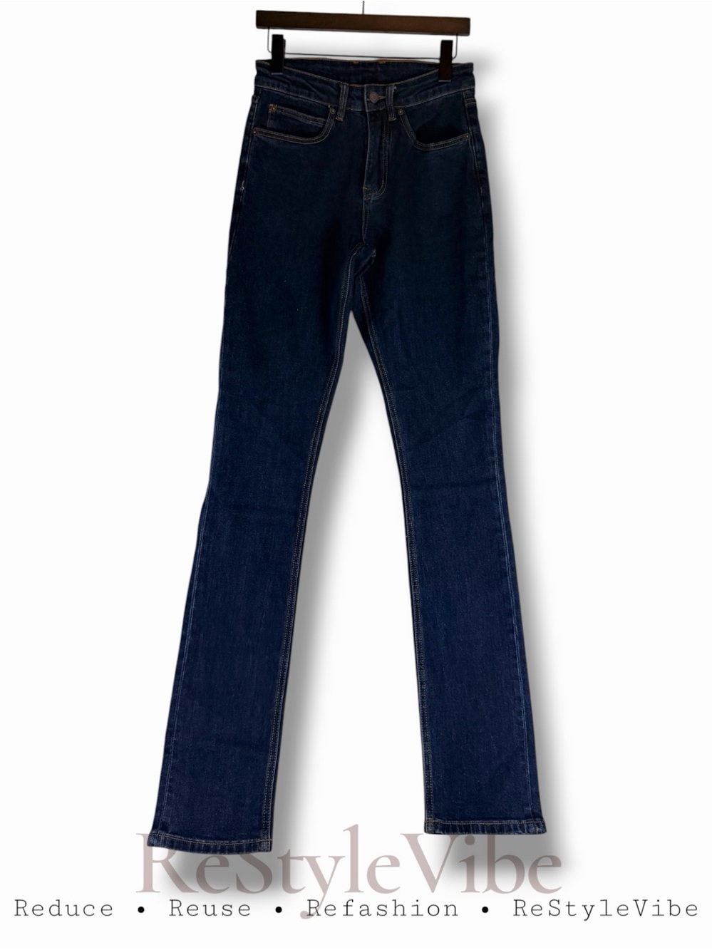 TALLSLIM Men’s Size 28x38 Denim Jeans Tall Long Length Straight Slim Fit Stretch